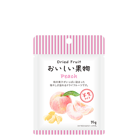 ドライフルーツ おいしい果物 Peach（35g）